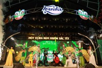 Huda tái hiện các lễ hội truyền thống Tết miền Trung trên sân khấu sự kiện