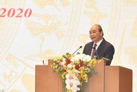 Thủ tướng phát biểu khai mạc Hội nghị Chính phủ với địa phương sáng 28/12 (Ảnh: VGP)