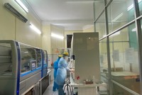 Xét nghiệm Covid-19 tại Trung tâm Y tế dự phòng Hải Phòng.