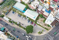 Khu đất tại số 225 - Nam Kỳ Khởi Nghĩa (quận 3, TP.HCM) - một trong 12 địa điểm liên quan sai phạm của Vinatea trước khi cổ phần hóa - Ảnh: Quang Định