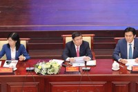 Ông Nguyễn Thành Phong, Chủ tịch UBND TP.HCM chủ trì buổi đối thoại với doanh nhân trẻ TP.HCM (Ảnh: H.Phúc).