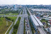 Tổng khối lượng thực hiện của toàn dự án Metro số 1 đã đạt 82,5% (ảnh: Lê Toàn)