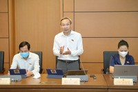 Đại biểu Phan Đức Hiếu tham gia thảo luận tại tổ.