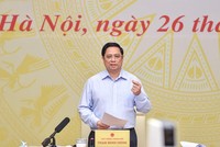 Thủ tướng Phạm Minh Chính khẳng định, Chính phủ sẽ phân cấp, phân quyền tối đa để chính quyền gần dân hơn, gần doanh nghiệp hơn và doanh nghiệp, doanh nhân, người dân đến với chính quyền gần hơn. (Ảnh: Nhật Bắc)