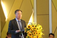 Ông Lê Trọng Minh, Ủy viên Ban thường vụ Đảng ủy Bộ Kế hoạch và Đầu tư, Tổng Biên tập Báo Đầu tư phát biểu khai mạc Hội thảo. (Ảnh: Phước Tuần)