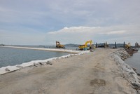 Dự án bến Cảng Liên Chiểu - phần cơ sở hạ tầng dùng chung lộ diện những đường nét đầu tiên.