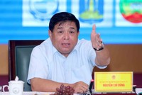 Bộ trưởng Bộ Kế hoạch và Đầu tư Nguyễn Chí Dũng chủ trì phiên họp (Ảnh: Đức Trung)