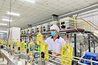 Các doanh nghiệp bắt đầu đẩy mạnh sản xuất hàng hóa phục vụ tiêu dùng cuối năm Ảnh: H.Sương