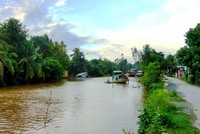 Một đoạn kênh Mương Khai - Đốc Phủ Hiền qua An Giang.