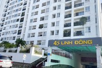 Nhiều hạng mục tại dự án 4S Linh Đông Thủ Đức xuống cấp do thiếu kinh phí bảo trì trong thời gian dài. Ảnh: Việt Dũng 