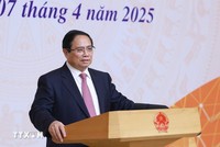 Thủ tướng Phạm Minh Chính khai mạc Hội nghị về thương mại quốc tế. Ảnh: TTXVN