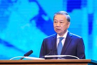 Tổng Bí thư Tô Lâm phát biểu thông điệp chính sách tại Hội nghị P4G. Ảnh: Đức Thanh