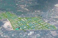 Ảnh phối cảnh Khu công nghiệp Hòa Hội - khu công nghiệp được quy hoạch gắn với đô thị sân bay Phù Cát.