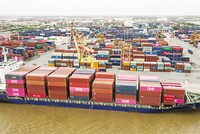 Dòng chảy thương mại quốc tế đang bị ảnh hưởng nặng nề bởi chính sách thuế quan mới của Mỹ. Ảnh: Đức Thanh