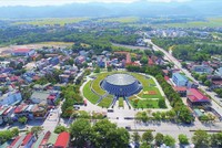 Điện Biên sở hữu nền tảng vững chắc để phát triển du lịch. Trong ảnh: Một góc TP. Điện Biên Phủ