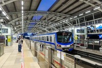 Tuyến metro số 1 Bến Thành - Suối Tiên tại TP.HCM đã đi vào vận hành từ cuối năm 2024. Ảnh: Đức Thanh