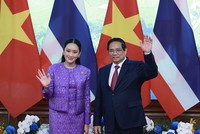 Thủ tướng Phạm Minh Chính đón và chủ trì kỳ họp Nội các chung cùng Thủ tướng Thái Lan