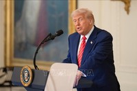 Tổng thống Mỹ Donald Trump. Ảnh: THX/TTXVN