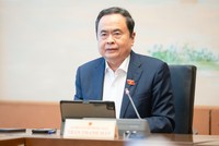 Chủ tịch Quốc hội Trần Thanh Mẫn phát biểu tại tổ. Ảnh: PT