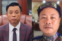 Phạm Văn Cách, cựu Chủ tịch Công ty Dược Sơn Lâm và Nguyễn Mạnh Quyền, cựu Chủ tịch Công ty LanQ (bên phải)