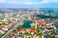 Một góc Thị trấn Nghèn - nơi thực hiện dự án, ảnh nguồn: Báo Hà Tĩnh