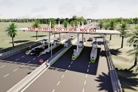 Phối cảnh Trạm thu phí đường cao tốc TP.HCM - Mộc Bài