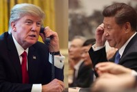 Tổng thống Mỹ Donald Trump vừa có cuộc điện đàm với Chủ tịch Trung Quốc Tập Cận Bình. (Ảnh: AFP)