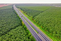 Đoạn cao tốc TP.HCM - Long Thành là tuyến đường bộ quan trọng, kết nối giữa trung tâm TP.HCM với Cảng hàng không quốc tế Long Thành. Trong ảnh: Tuyến cao tốc TP.HCM - Long Thành - Dầu Giây.