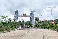 Khu kinh tế Cửa khẩu Quốc tế Lệ Thanh, tỉnh Gia Lai. Ảnh: Ngọc Tân