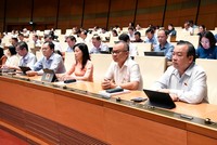Phiên họp chiều 25/6 của Quốc hội.