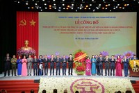 Hà Nội công bố 126 đơn vị hành chính xã, phường mới cùng đội ngũ cán bộ chủ chốt