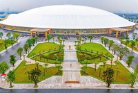 Trung tâm Triển lãm Quốc gia - nơi sẽ diễn ra Triển lãm thành tựu Đất nước nhân dịp kỷ niệm 80 năm Ngày Quốc khánh.