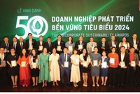 Năm 2024, Nam Long góp mặt trong Top 50 Doanh nghiệp phát triển bền vững tiêu biểu
