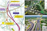 Sơ đồ 2 phương án kết nối đầu tuyến Dự án Đầu tư xây dựng cầu Cần Thơ 2 và đường dẫn hai đầu cầu.