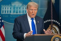 Tổng thống Mỹ Donald Trump. Ảnh: THX/TTXVN