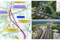Sơ họa 2 phương án kết kết nối đầu tuyến Dự án đầu tư xây dựng cầu Cần Thơ 2 và đường dẫn hai đầu cầu.