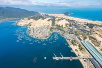 Vịnh Vân Phong nơi hai dự án có vốn đầu tư gần 69 ngàn tỷ được cấp phép.