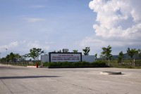 Lối vào Khu công nghiệp Hòa Hội hiện được kết nối với đường ĐT 638.