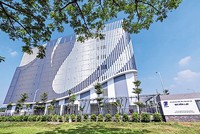 Các tập đoàn công nghệ cả trong và ngoài nước rất quan tâm đầu tư trung tâm dữ liệu. Trong ảnh: Trung tâm dữ liệu mới của VNPT.