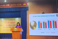 Bà Nguyễn Thị Hương, Cục trưởng Cục Thống kê chính thức công bố số liệu thống kê về tình hình kinh tế - xã hội quý III và 9 tháng năm 2025