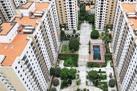 Khu tái định cư Bình Khánh nhiều căn hộ vẫn bỏ trống.