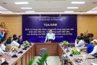 Quang cảnh buổi Tọa đàm.