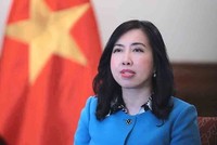 Thứ trưởng Bộ Ngoại giao Lê Thị Thu Hằng. (Ảnh: An Đăng/TTXVN)