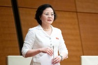 Phó thủ tướng Phạm Thị Thanh Trà phát biểu tại hội trường - Ảnh PT.