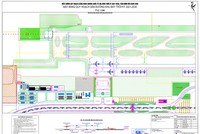 Mặt bằng quy hoạch Cảng hàng không quốc tế Gia Bình.