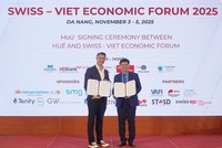 TP. Huế và Diễn đàn Kinh tế Thụy Sĩ - Việt Nam ký kết hợp tác 