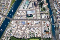 Phối cảnh Dự án cầu đường Nguyễn Khoái. 