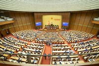 Phiên thảo luận về Dự thảo Luật sửa đổi, bổ sung một số điều của Luật Quản lý nợ công tại hội trường 