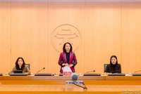 Phó chủ tịch UBND TP. Hà Nội Vũ Thu Hà chủ trì cuộc họp.