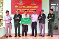 Khánh thành nhà Đại đoàn kết do BSR tài trợ 